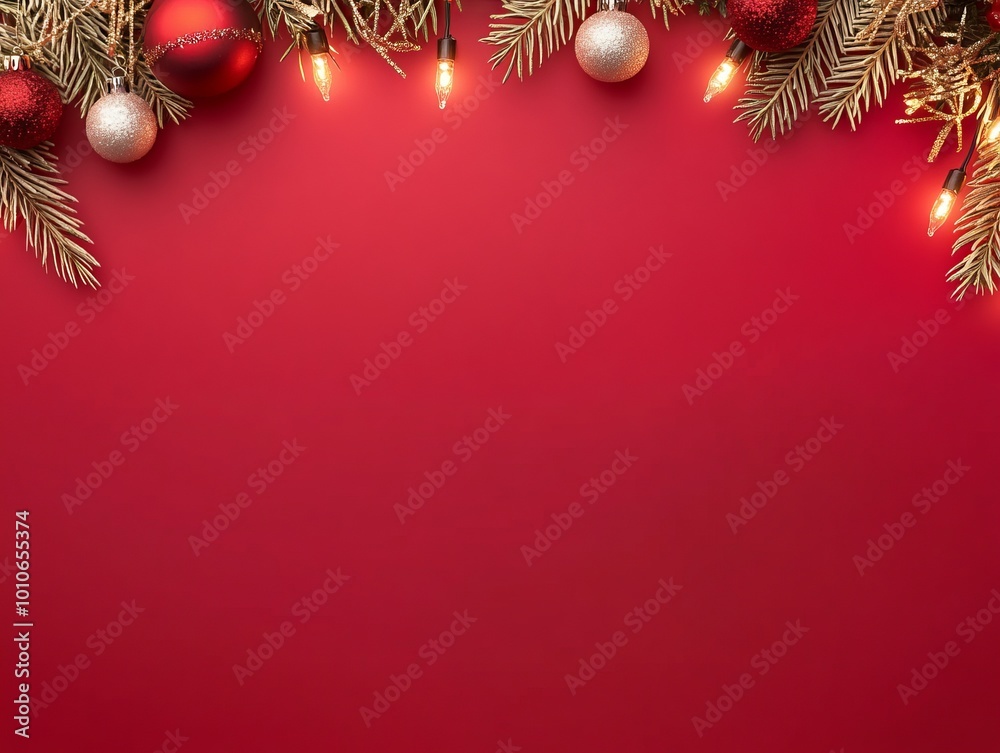 Christmas New Year background. Festive Xmas composition Christmas New Year background. Festive Xmas composition