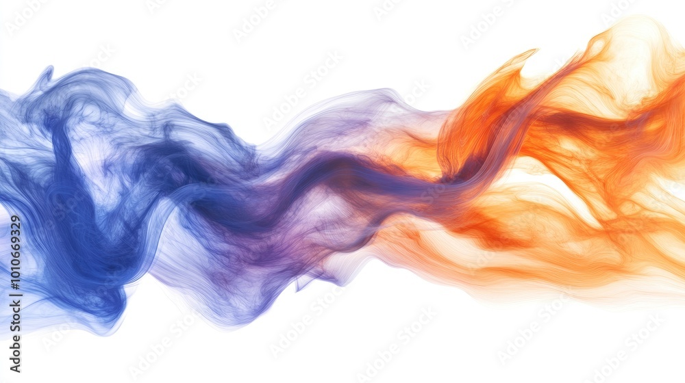 Colorful Flowing Smoke Abstract Background Design Colorful Flowing Smoke Abstract Background Design
