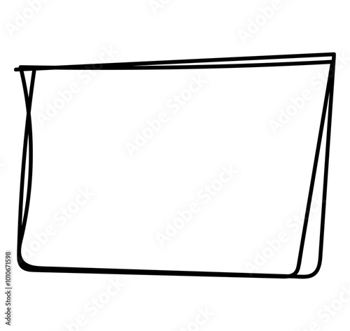 Hand drawn square frames in sketchy style. Doodle frames. Black frame hand drawn on white background. Rectangle frame line. empty black boxes. Rubber square stamp. vector illustration