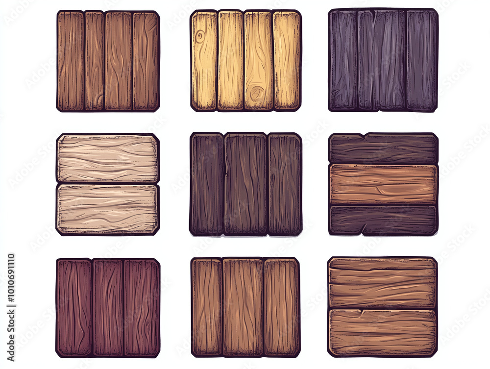 Wooden Textures: 9 High-Quality Wood Plank Patterns Wooden Textures: 9 High-Quality Wood Plank Patterns