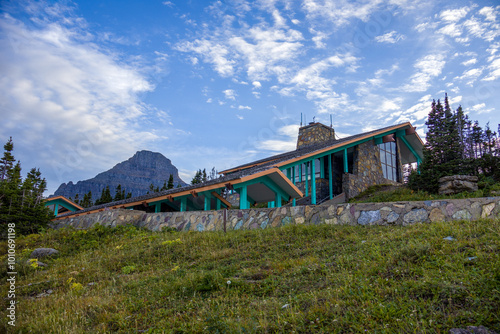 The Logan Pass Visitor Center in Glacier NP