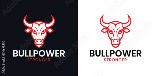 Bull mascot illustration and Mascot logo design