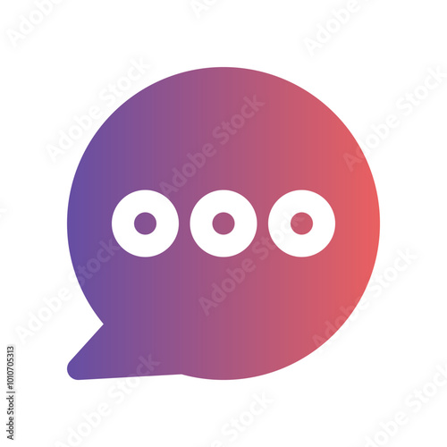 Live chat icons. with a modern design style and gradient fill colors. Suitable for websites, UI and mobile apps.