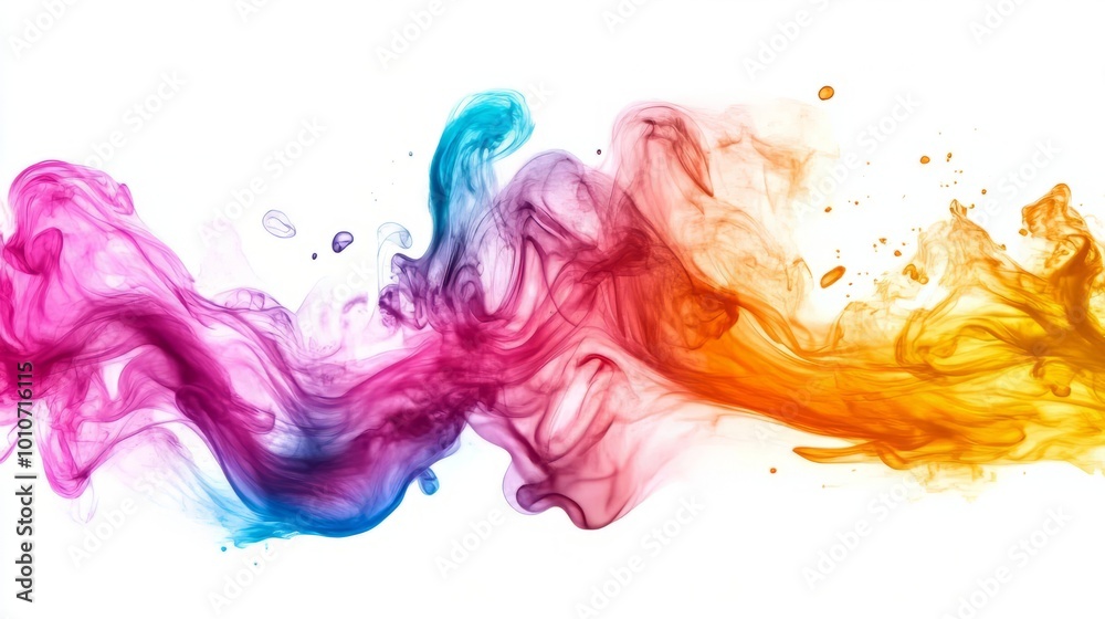 Captivating Colorful Liquid Splash - Abstract Digital Art Wallpaper Captivating Colorful Liquid Splash - Abstract Digital Art Wallpaper