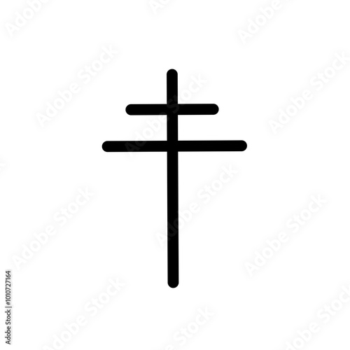 Christian Cross, Collection of different cross vector icons