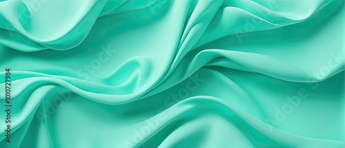 Abstract Green Fabric Texture