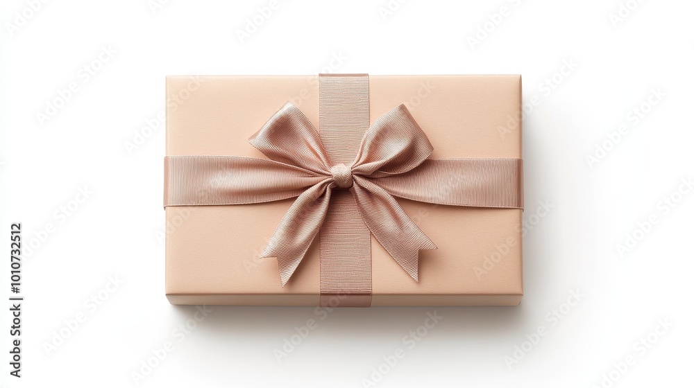 Elegant Gift Wrapped in Soft Blush Tone