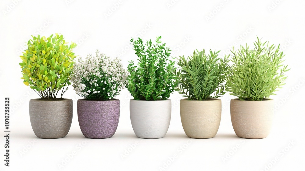 Vibrant Potted Plants Display for Home Decor Vibrant Potted Plants Display for Home Decor