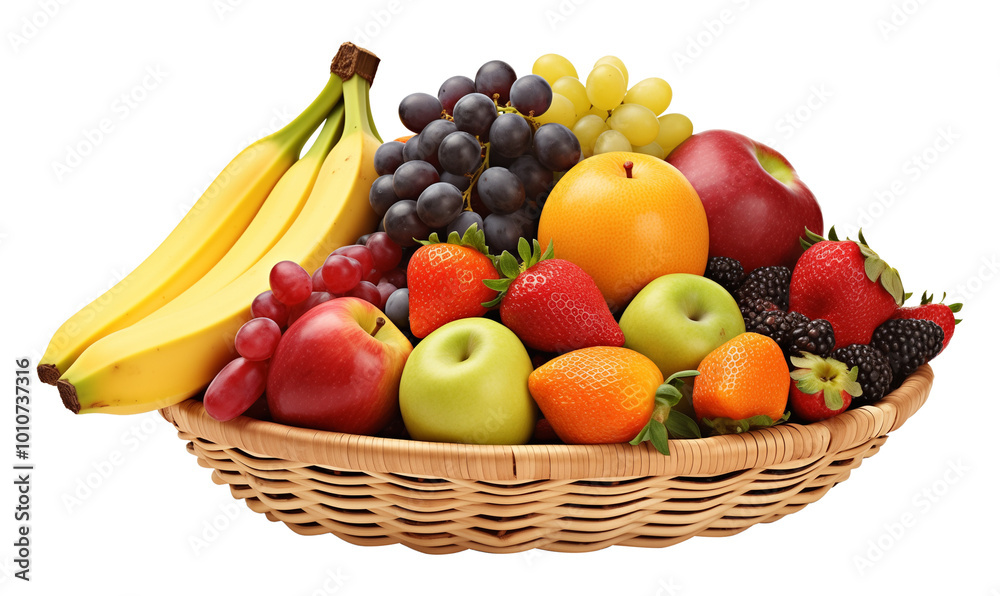 Basket of Fruits Isolated on Transparent Background PNG
Basket of Fruits Isolated on Transparent Background PNG