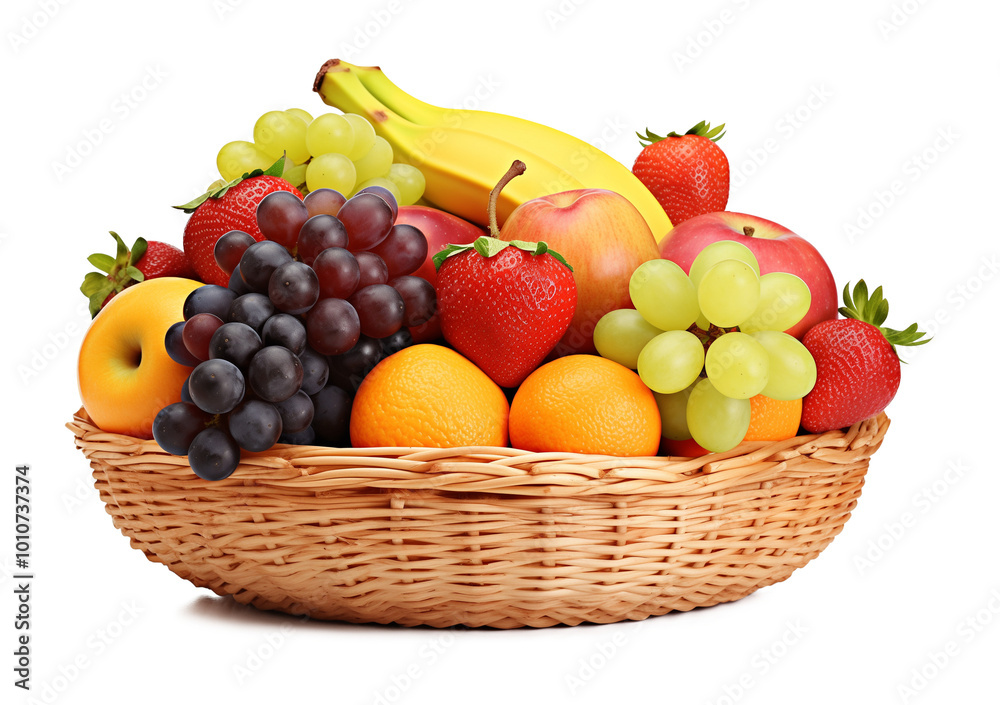 Fruits in Basket Isolated on Transparent Background PNG
Fruits in Basket Isolated on Transparent Background PNG
