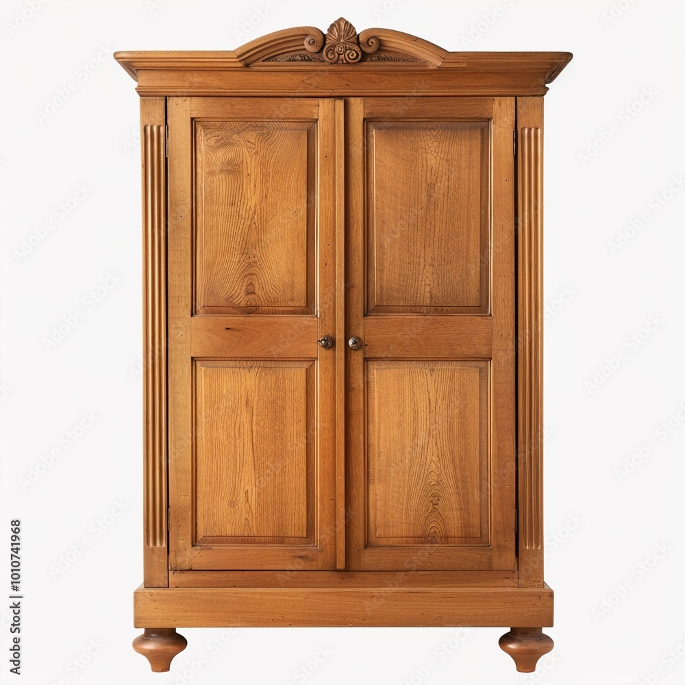 wooden cabinet isolated on white background wooden cabinet isolated on white background