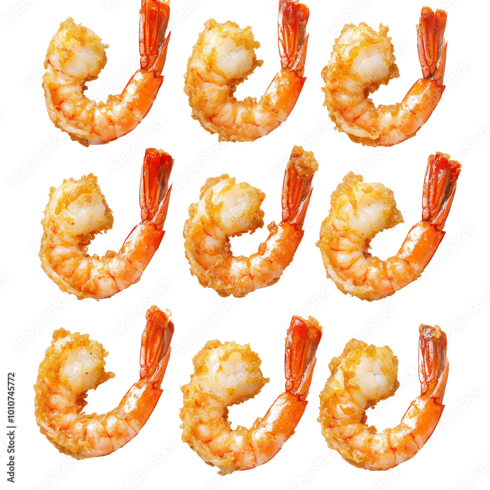Freshly Cooked Shrimp Displayed in a Delicious Arrangement. Freshly Cooked Shrimp Displayed in a Delicious Arrangement.