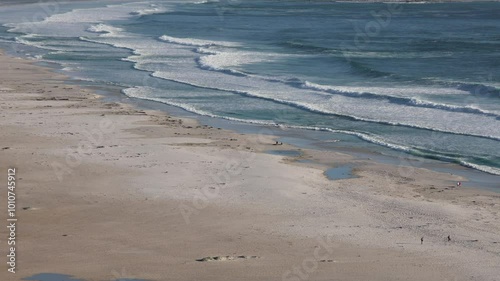 Wallpaper Mural Waves rolling in along the west coast of Southern Africa Torontodigital.ca