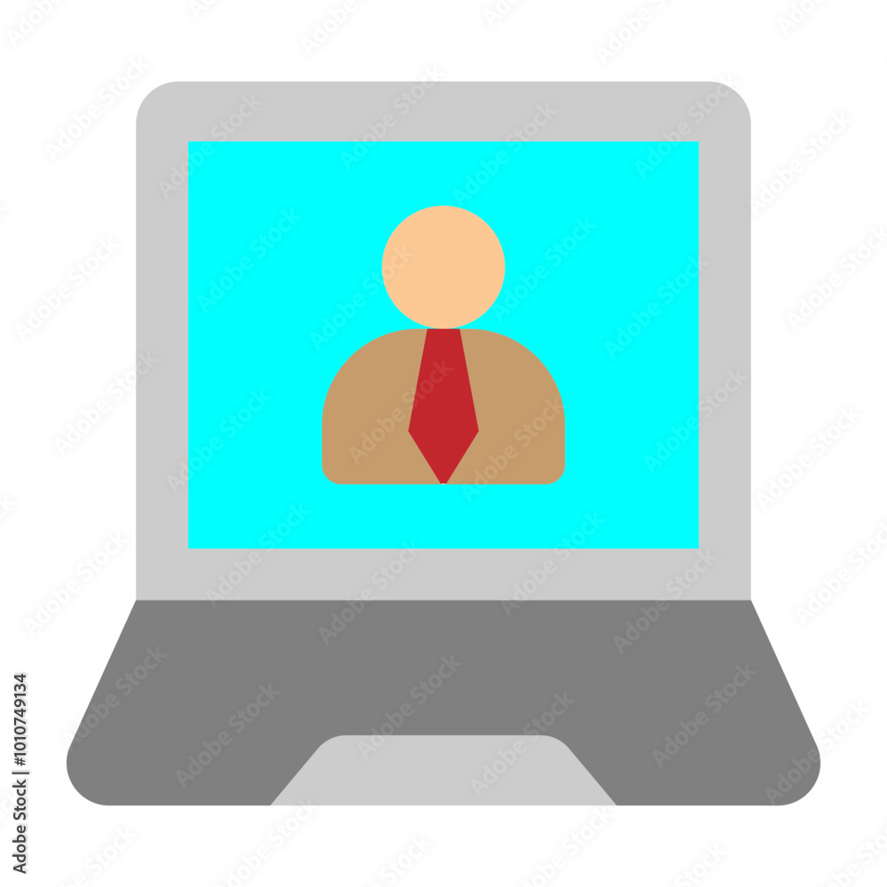 Laptop Vector Flat Icon Design Laptop Vector Flat Icon Design