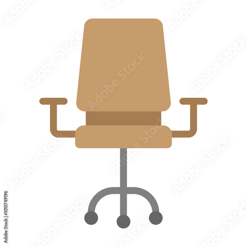 Chair Vector Flat Icon Design