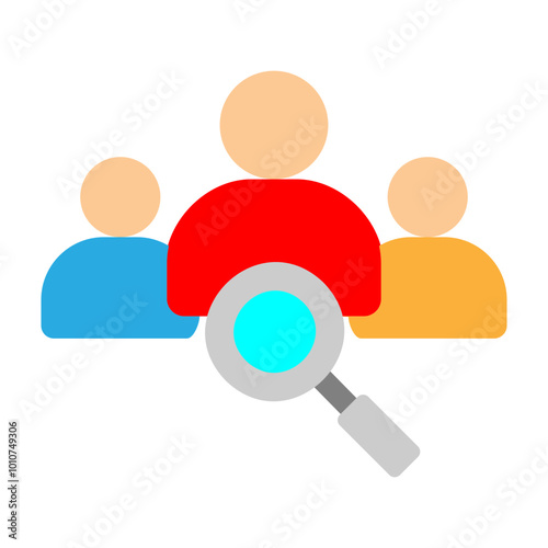 Recruitment Vector Flat Icon Design