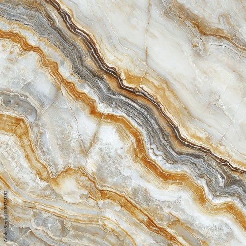 Marble showing its veins and patterns. isolated on white background. 