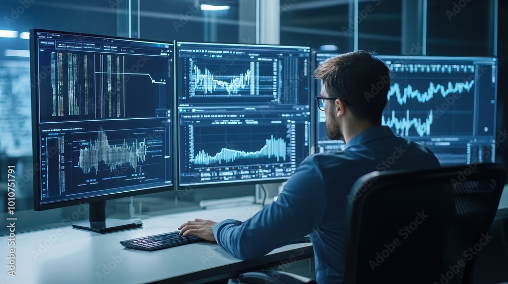 Analyzing Financial Data and Market Trends on Multiple Displays Analyzing Financial Data and Market Trends on Multiple Displays