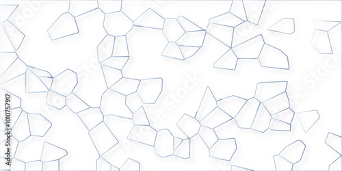 Abstract white background with triangles mosaic pattern vector backdrop with hexagons.Seamless pattern with 3d shapes vector Vintage Illustration background.Broken Glass Quartz natural fragment Cement
