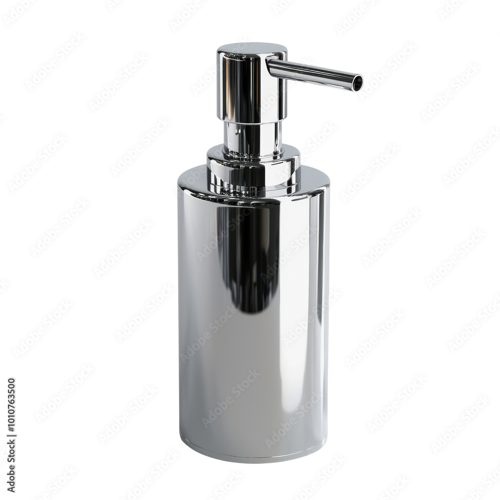 Sleek Chrome Pump Dispenser for Liquid Soap or Lotion Sleek Chrome Pump Dispenser for Liquid Soap or Lotion