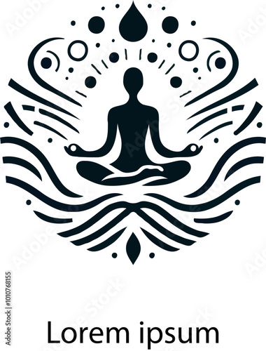 yoga logo with white background