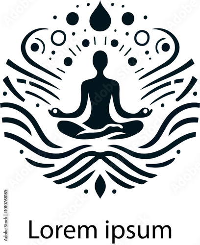 yoga logo with white background