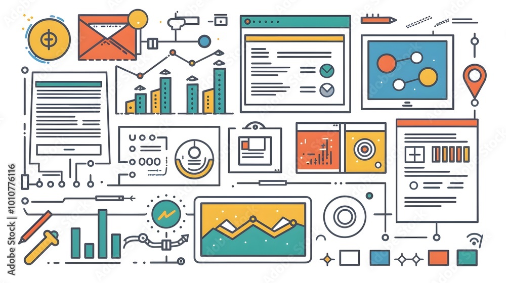 an image that represents key usability principles such as consistency, feedback, and simplicity in interface design, showcasing intuitive and user-friendly design elements an image that represents key usability principles such as consistency, feedback, and simplicity in interface design, showcasing intuitive and user-friendly design elements