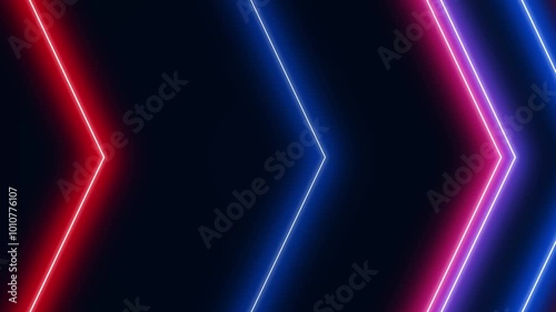 Abstract Neon Lights Background