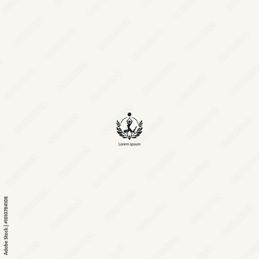 Fototapeta premium yoga logo