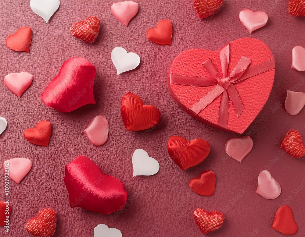 loving, with romantic elements like hearts, flowers and chocolates. generative ai loving, with romantic elements like hearts, flowers and chocolates. generative ai