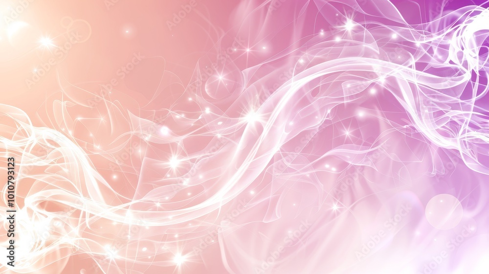 Abstract pink and white background with glowing lights, perfect for any project that needs a whimsical and ethereal touch. Abstract pink and white background with glowing lights, perfect for any project that needs a whimsical and ethereal touch.