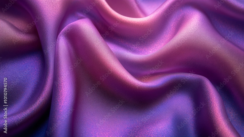 Obraz premium Luxurious Purple Satin Fabric