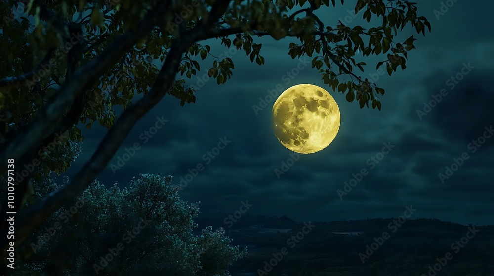 full moon in the night full moon in the night