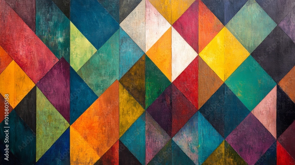 Vibrant Geometric Abstract Art Vibrant Geometric Abstract Art