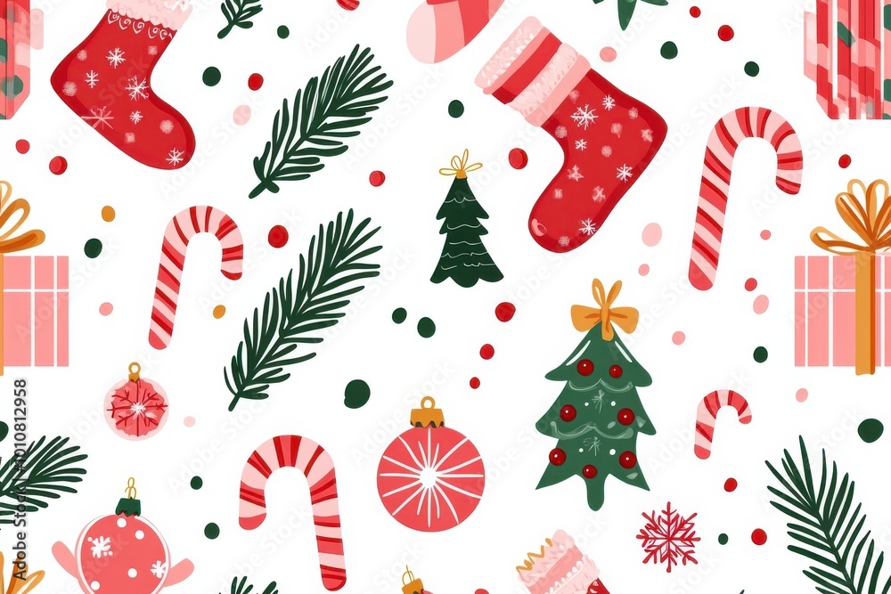Festive Holiday Pattern Festive Holiday Pattern