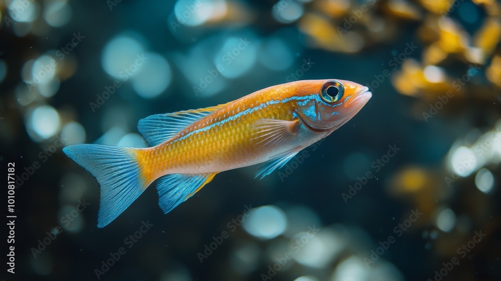 Vibrant Tropical Fish Underwater Vibrant Tropical Fish Underwater