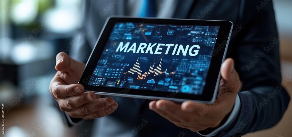 Fototapeta premium Digital Marketing Concept