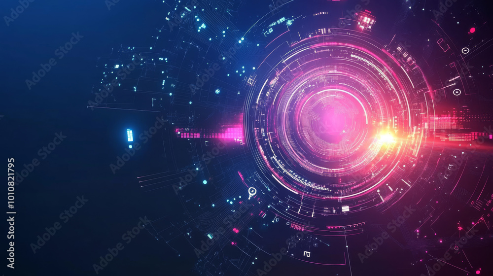 Technology Background: Hi-Tech Communication Concept. Innovation Abstract Background Vector Illustration.
Technology Background: Hi-Tech Communication Concept. Innovation Abstract Background Vector Illustration.