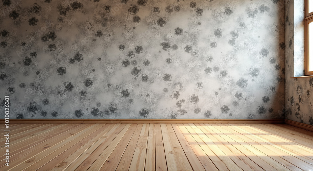 empty room with wooden floor empty room with wooden floor