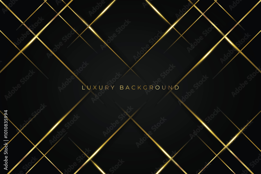Modern luxury background vector overlap layer on dark black space with abstract style for design. stock illustration Modern luxury background vector overlap layer on dark black space with abstract style for design. stock illustration