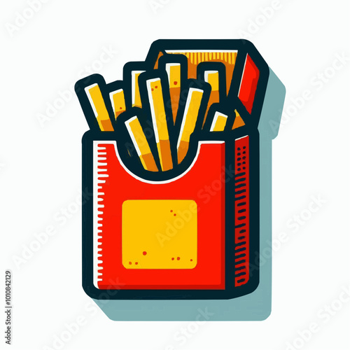 french fries illustration