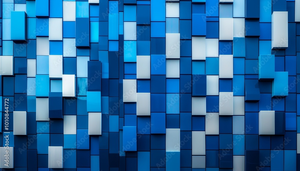Skyscraper reflections creating abstract geometric patterns, blue and white tones, futuristic city skyline, corporate architecture Skyscraper reflections creating abstract geometric patterns, blue and white tones, futuristic city skyline, corporate architecture
