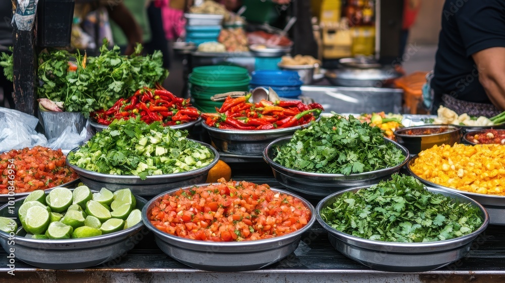 Vibrant Assortment of Fresh Produce at a Local Market Vibrant Assortment of Fresh Produce at a Local Market