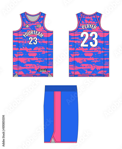 Basketball jersey template design, basketball uniform mockup design, vector sublimation sports apparel design, jersey basketball ideas.
