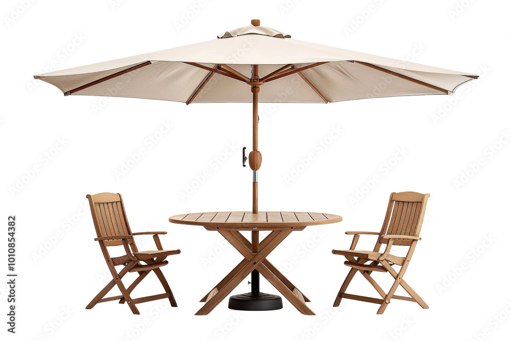 A wooden table with two chairs A wooden table with two chairs