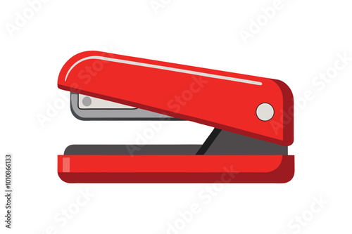 Red stapler vector illustration, Red stapler vector 
