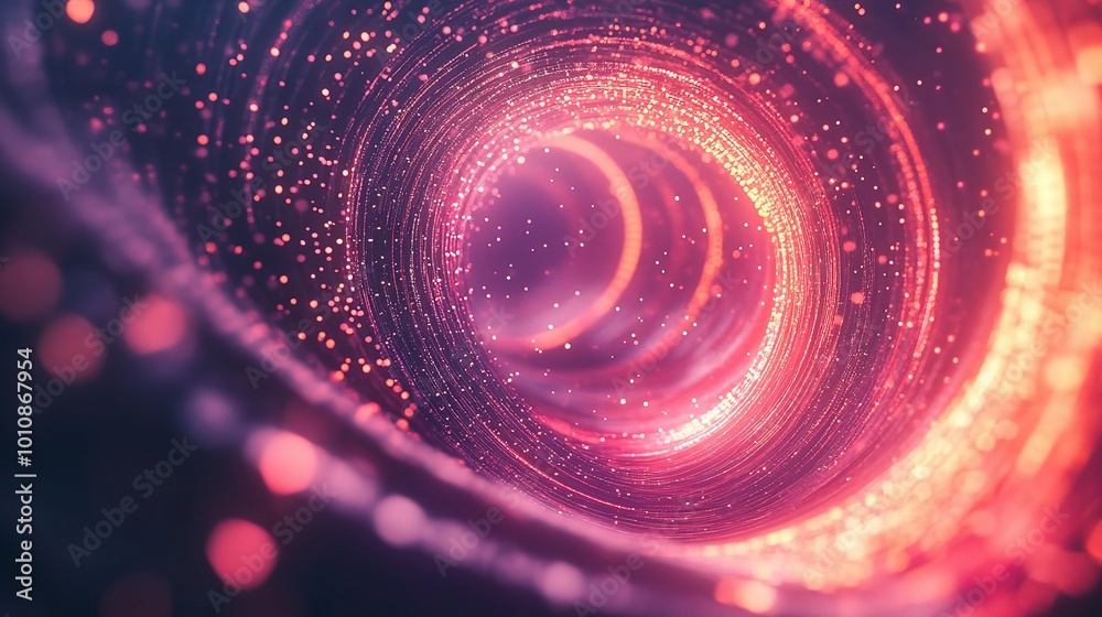 Vibrant Abstract Background with Light Trails and Bokeh Effects Vibrant Abstract Background with Light Trails and Bokeh Effects