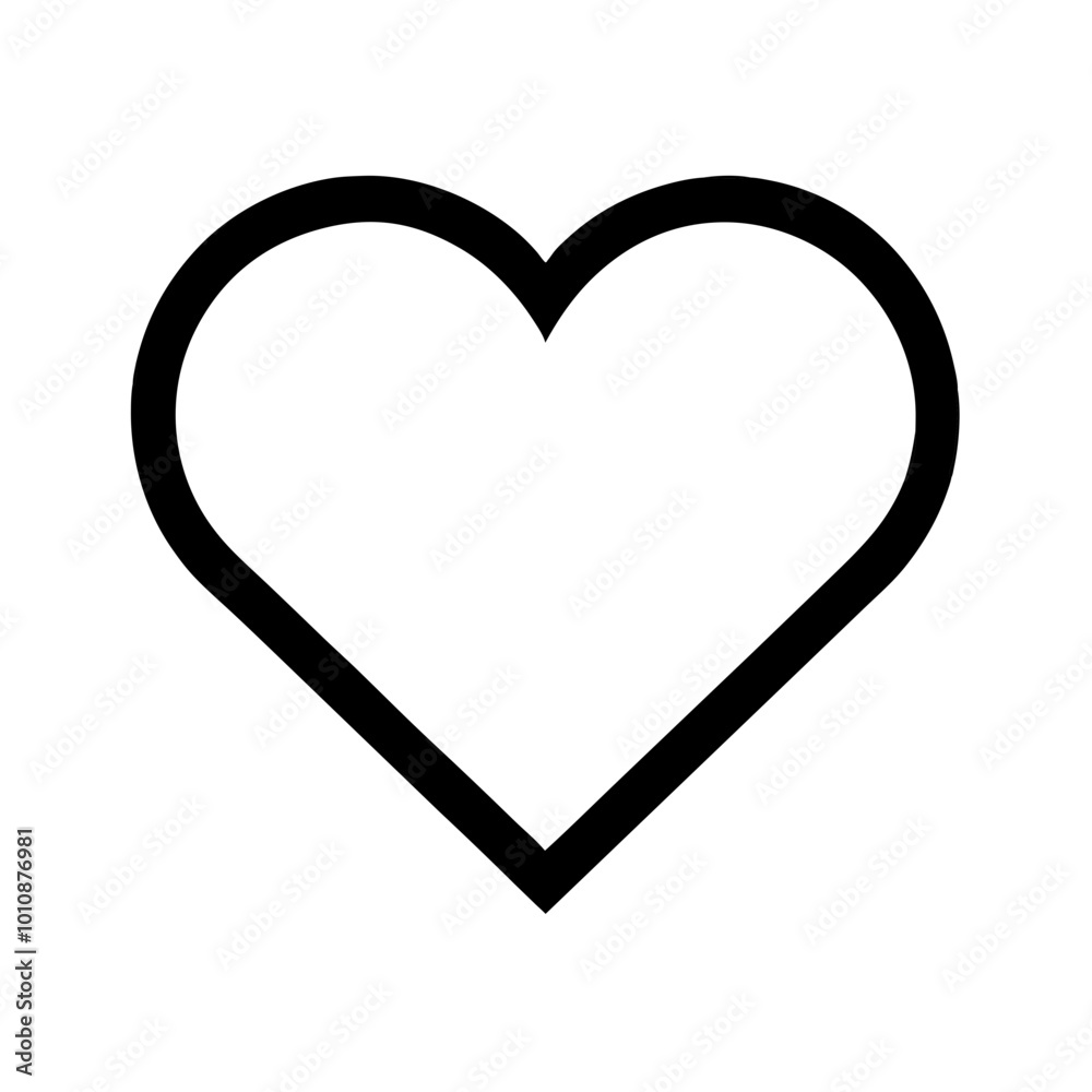 Favorite icon representing user preferences and bookmarking options in website and app interfaces Favorite icon representing user preferences and bookmarking options in website and app interfaces