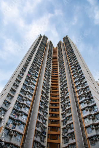 Hong Kong, China - Urban architecture and transportation