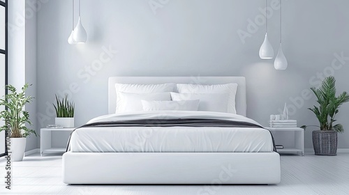 Minimalist Modern Bedroom with Elegant Design